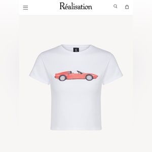 Réalisation Par TOPLESS! BABY TEE in White